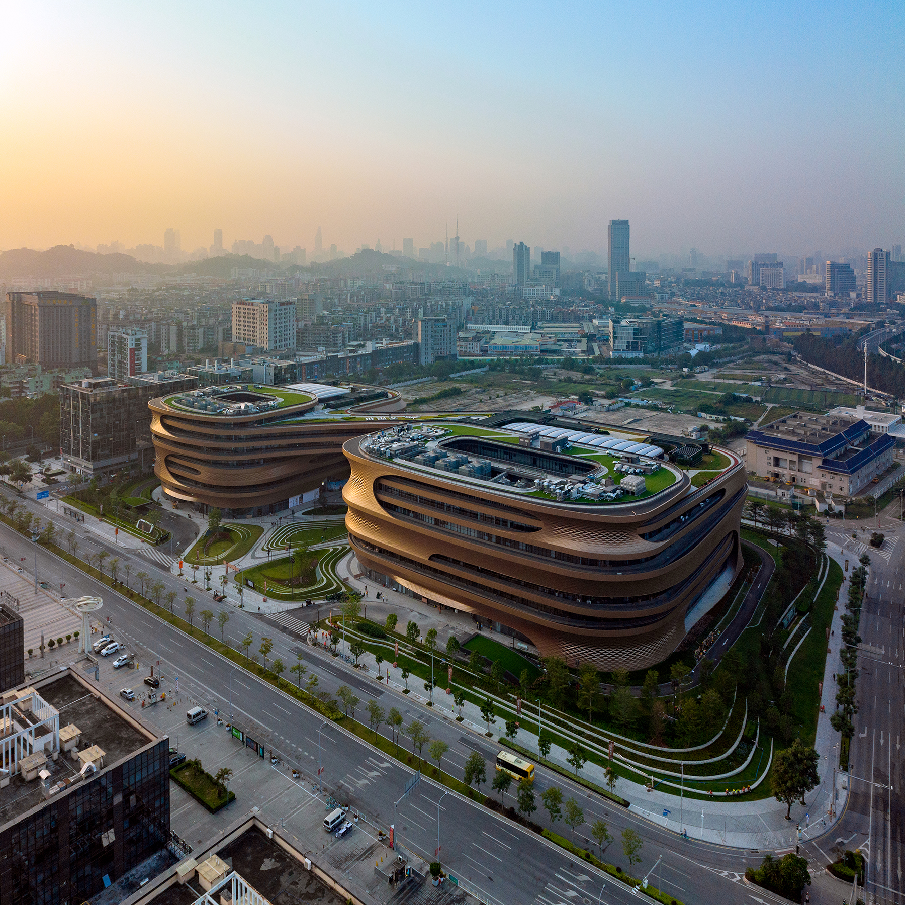 Firm’s global headquarters in Guangzhou, China, embrace biophilic design