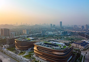 Firm’s global headquarters in Guangzhou, China, embrace biophilic design