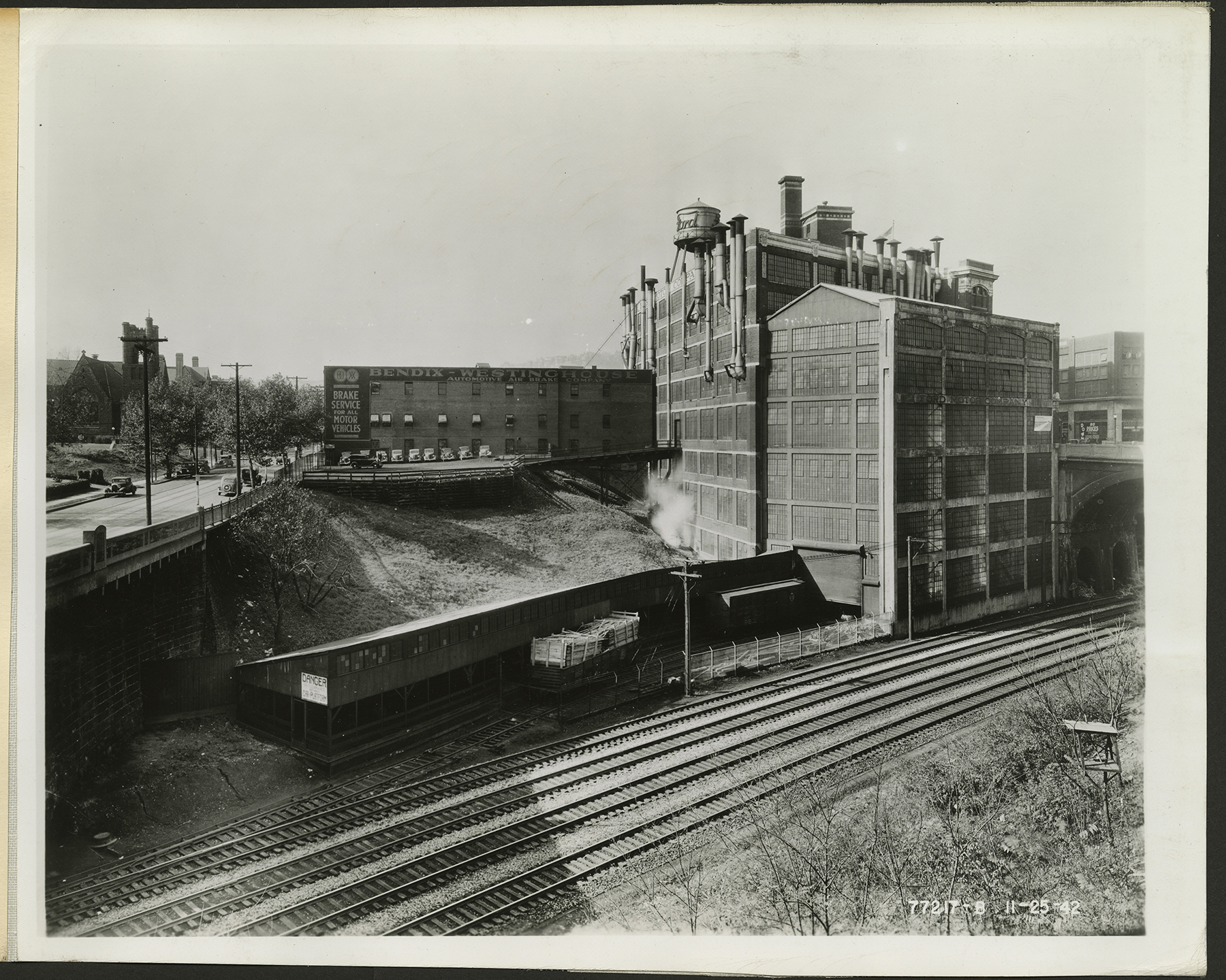 The crane shed at the Ford Motor Co. Assembly Plant in 1942. (Courtesy of The Henry Ford)