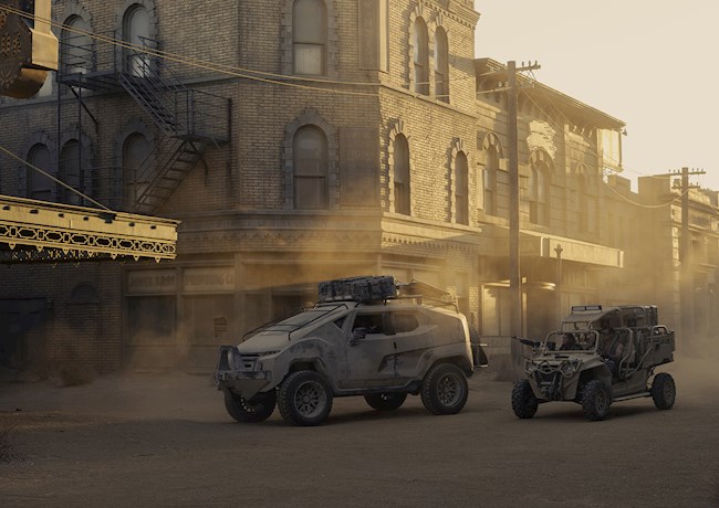 Automated vehicles feature in HBO’s Westworld. (Image courtesy John Johnson/HBO) 
