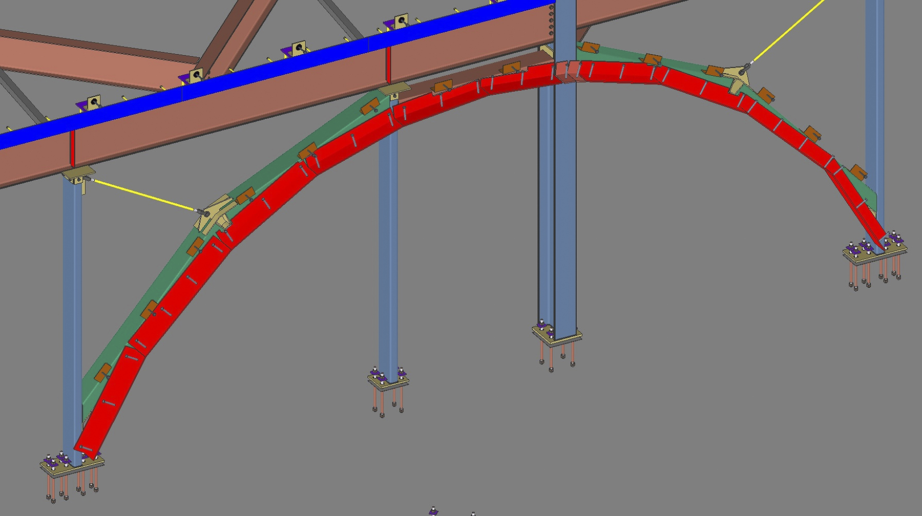 Design of the main lobby entrance. (Image courtesy of KL&A Engineers and Builders) 