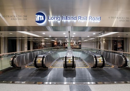 The Long Island Rail Road began full service to the new Grand Central Madison station on Feb. 27. (Image courtesy of Marc A. Hermann/MTA) 
