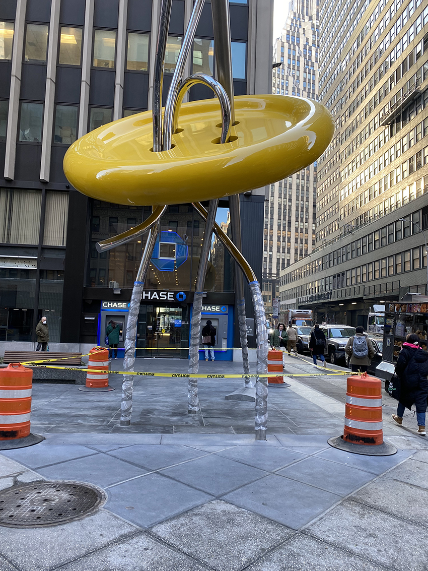 Siting one thread connection point on public property, as seen here, required radar, vacuum boring, records examinations, and opening maintenance hole covers for trips into New York City Metropolitan Transportation Authority cellars. (Image courtesy of McLaren Engineering Group)