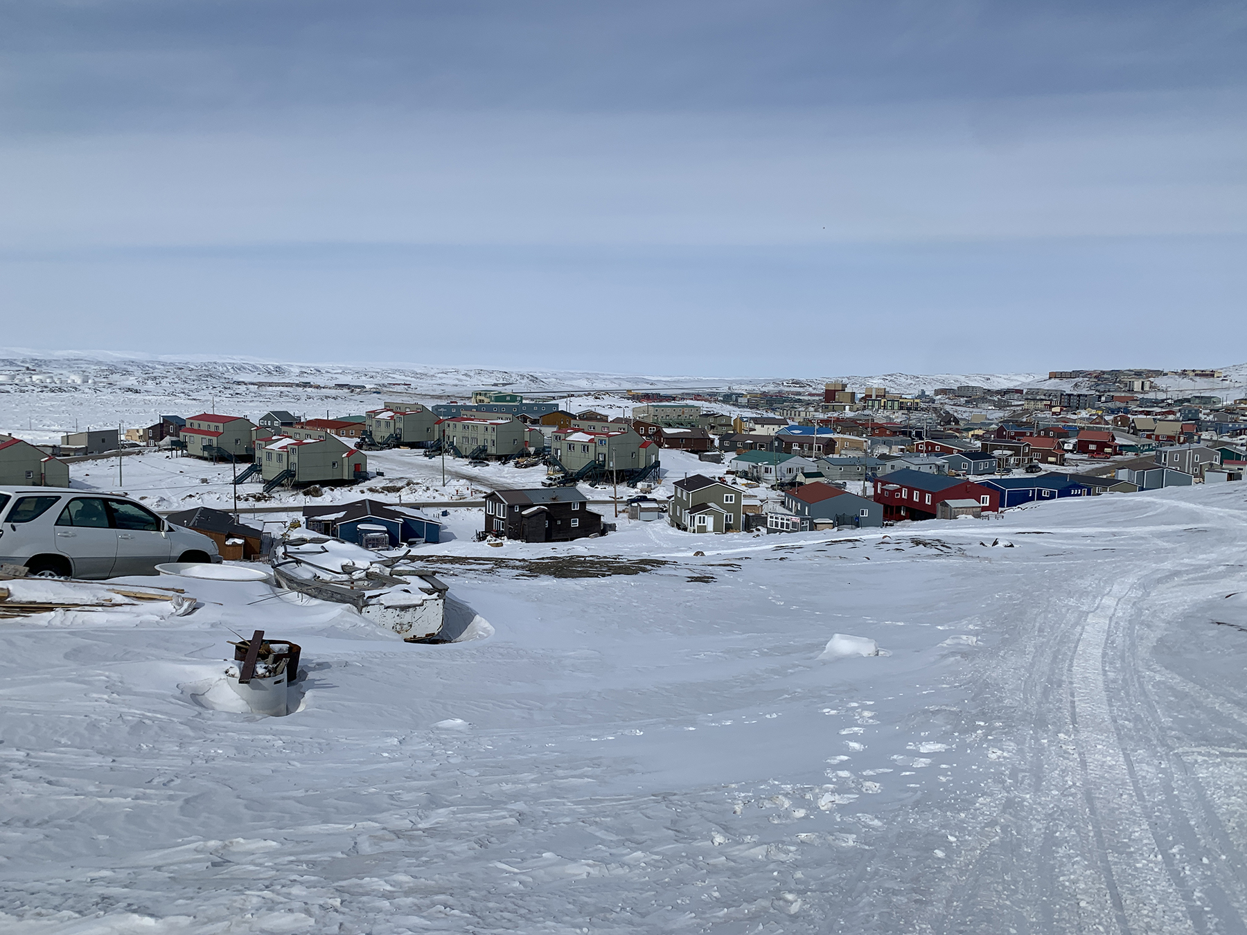The remote city of Iqaluit, capital of the Canadian territory Nunavut. (Image courtesy of WSP Canada Inc.)