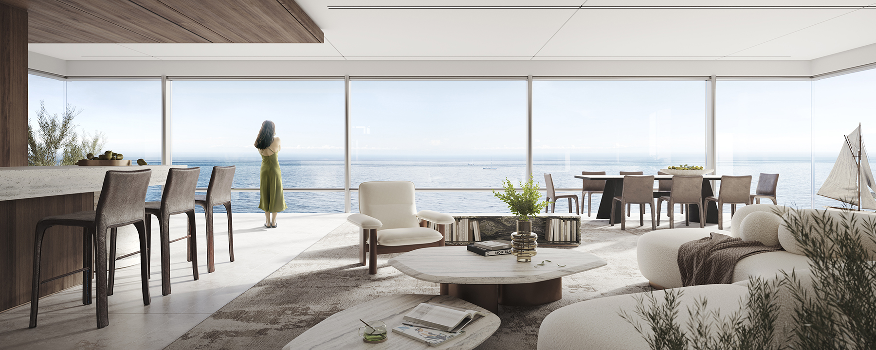 SEA VIEW FROM INTERIOR