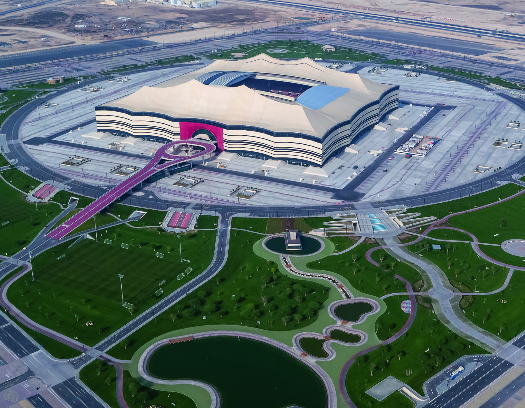 Al Bayt Stadium (Image courtesy of the Supreme Committee for Legacy and Delivery)