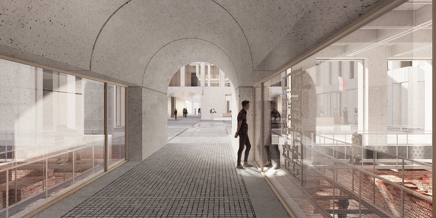 Exposition of the historic basements. (Visualization by Plankton Group)