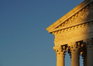 Photo of Supreme Court facade by Ian Hutchinson on Unsplash