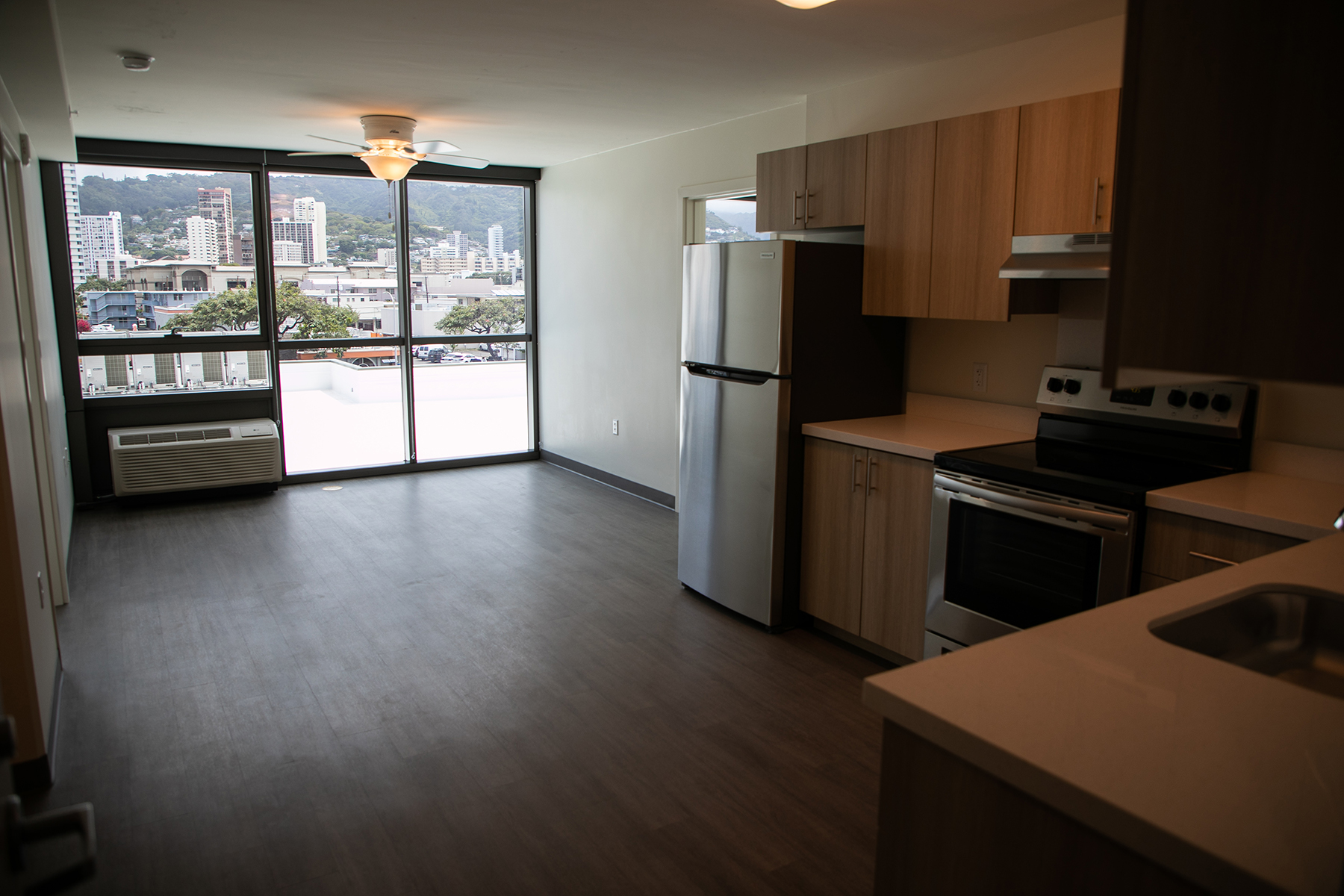 view of a kitchen