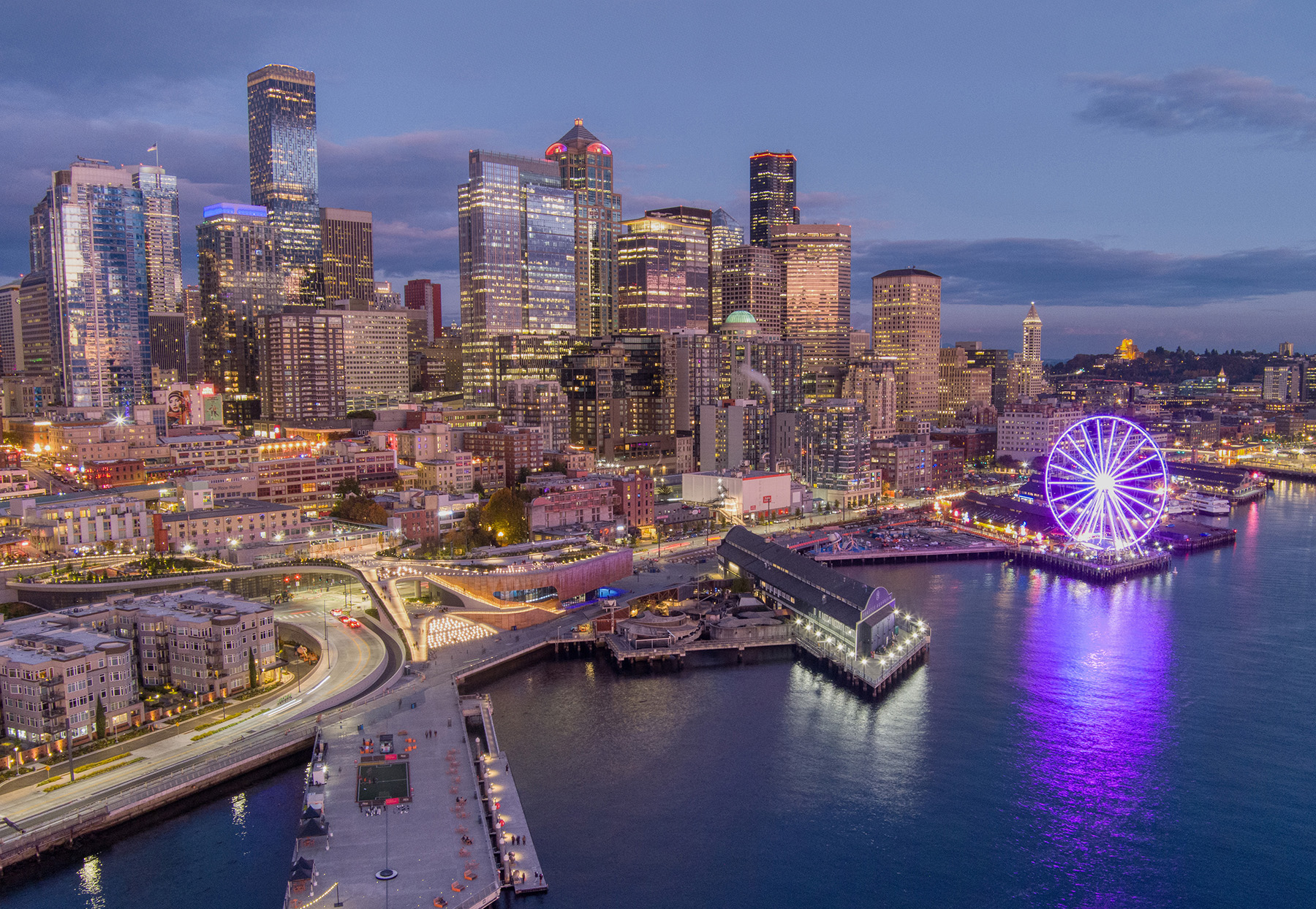 Seattle waterfront project creates 20-acre urban park
