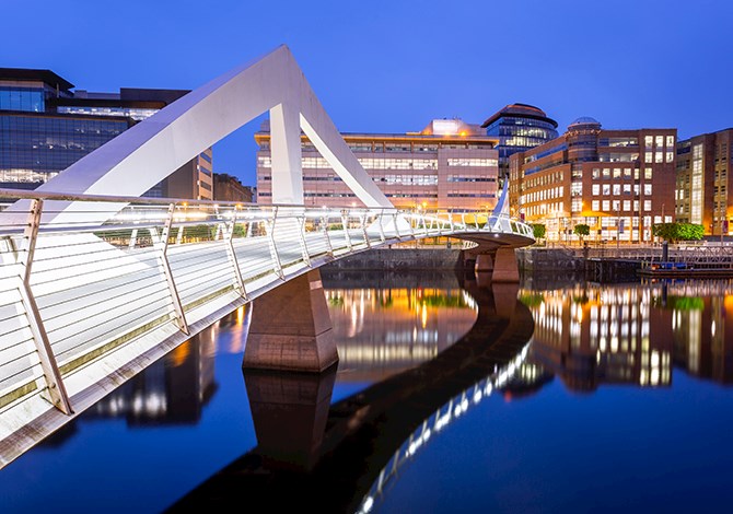 Tradeston Bridge (Glasgow, Scotland) © Getty Images