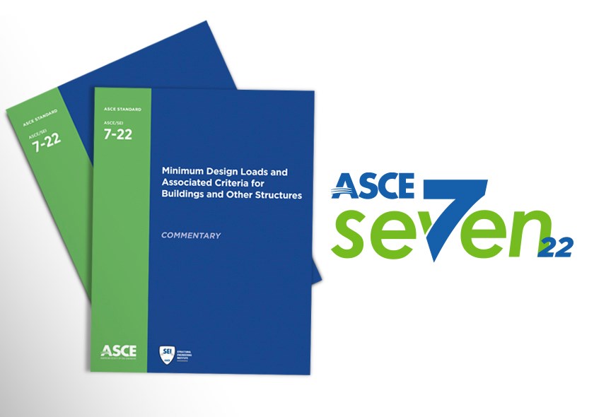 ASCE 7-22 books and logo