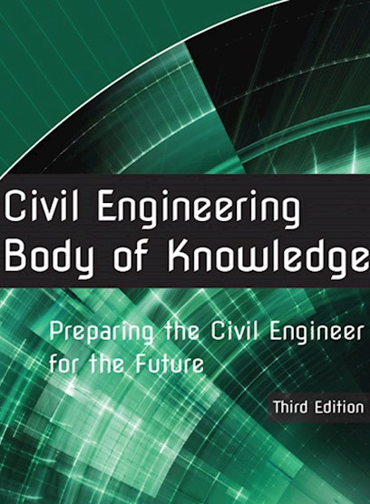 Cover of the ASCE Civil Engineering Body of Knowledge, Third Edition.