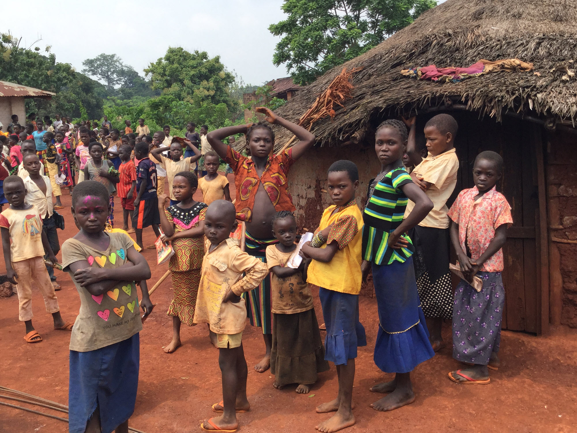 photos of children in the Congo