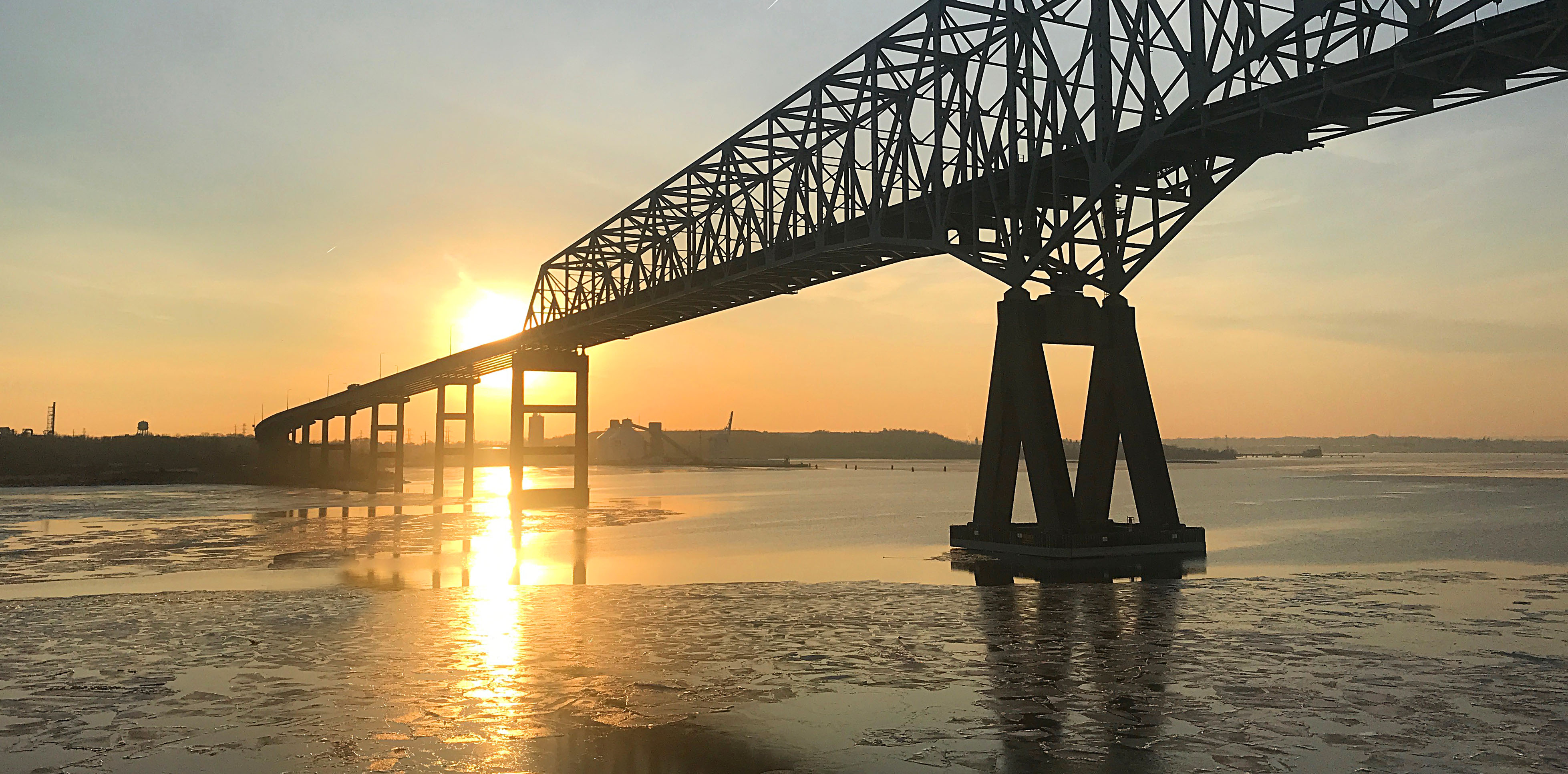 The Francis Scott Key Bridge in Baltimore.