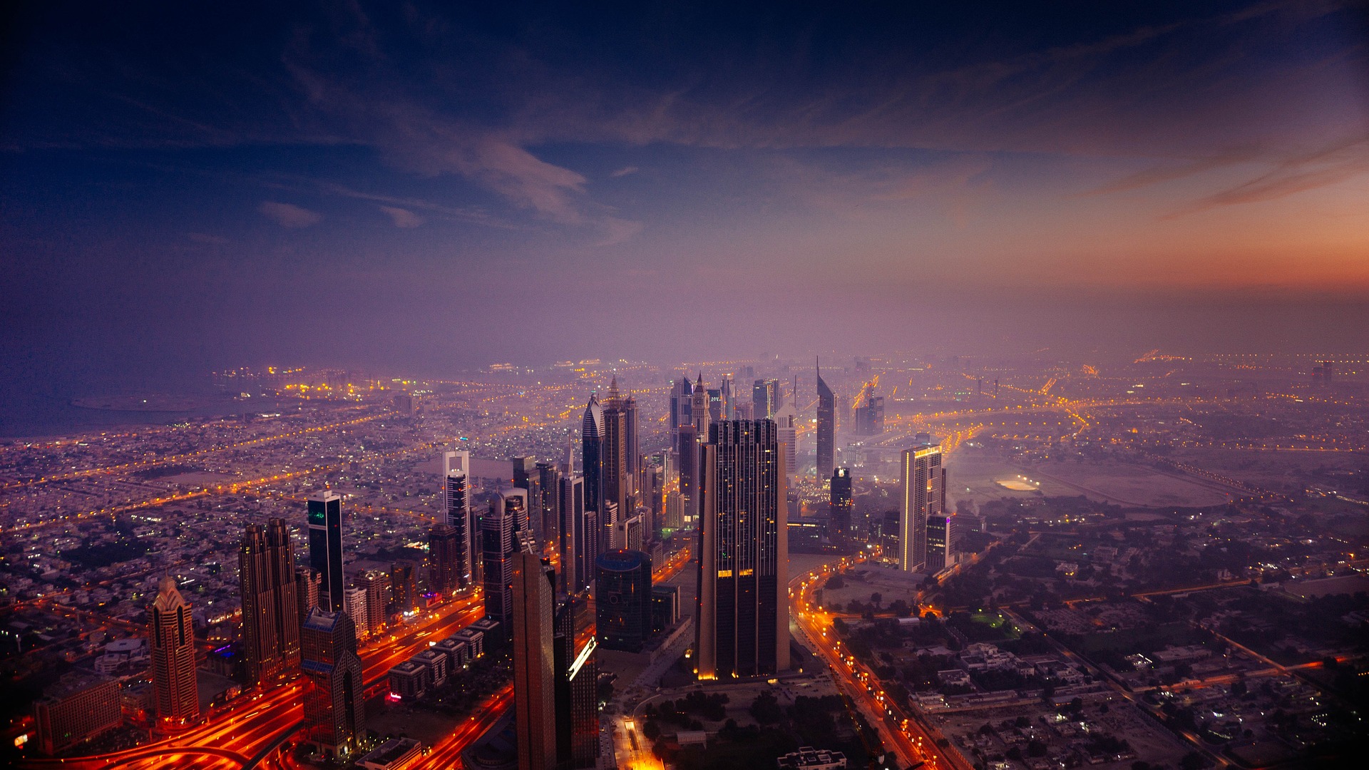 photo of city skyline