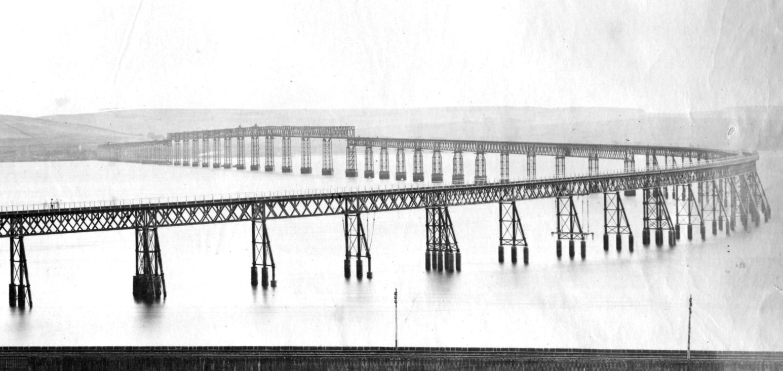 photo of the original Tay Bridge