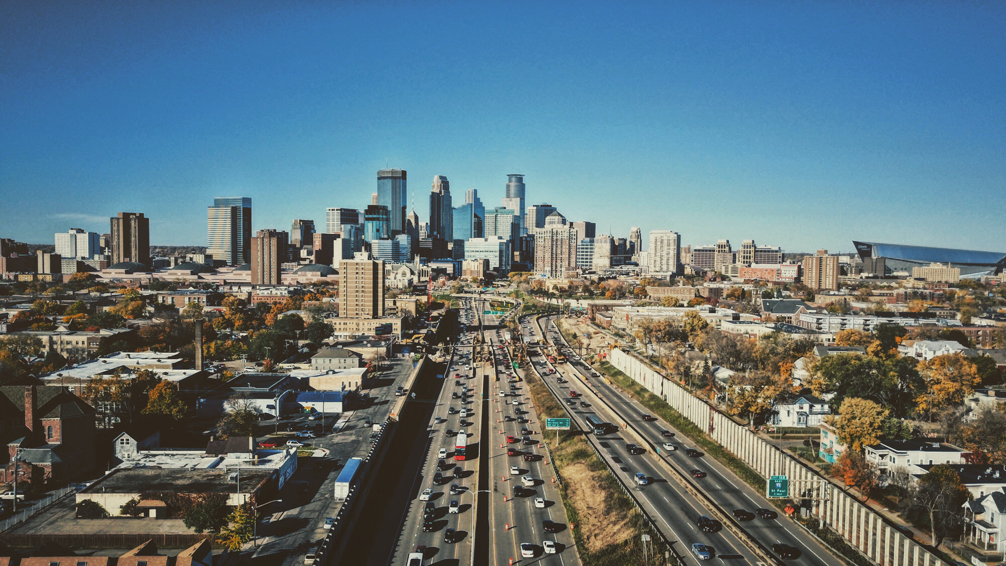 photo of city skyline