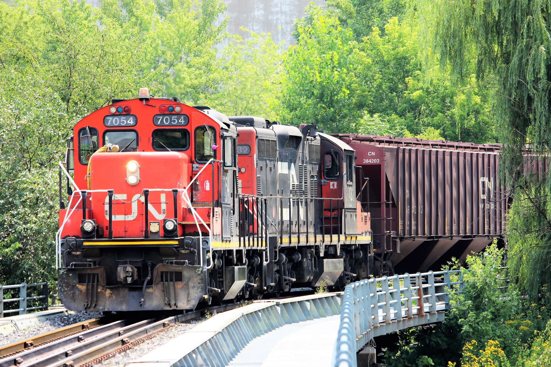 photo of freight train