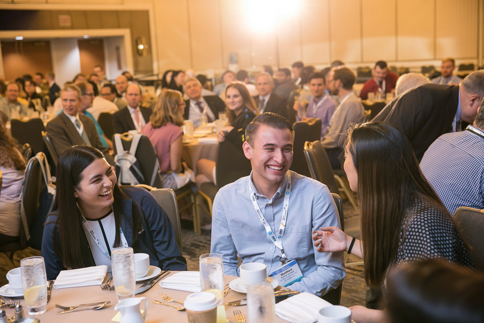 photo of ASCE student members at the 2019 Convention