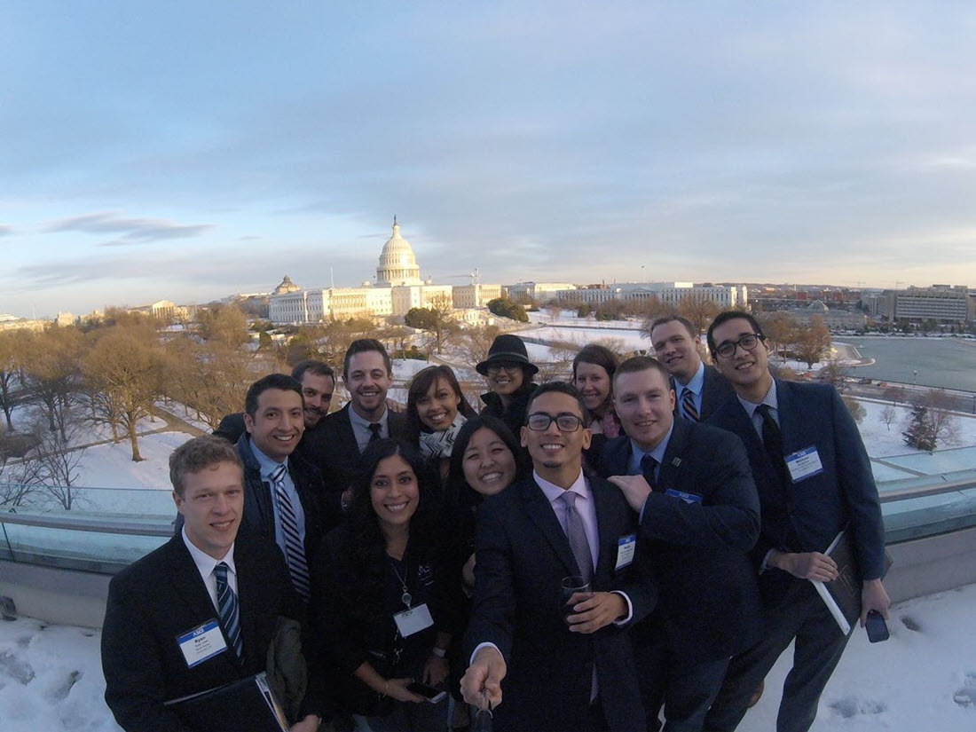 photo of younger members at the Legislative Fly-In