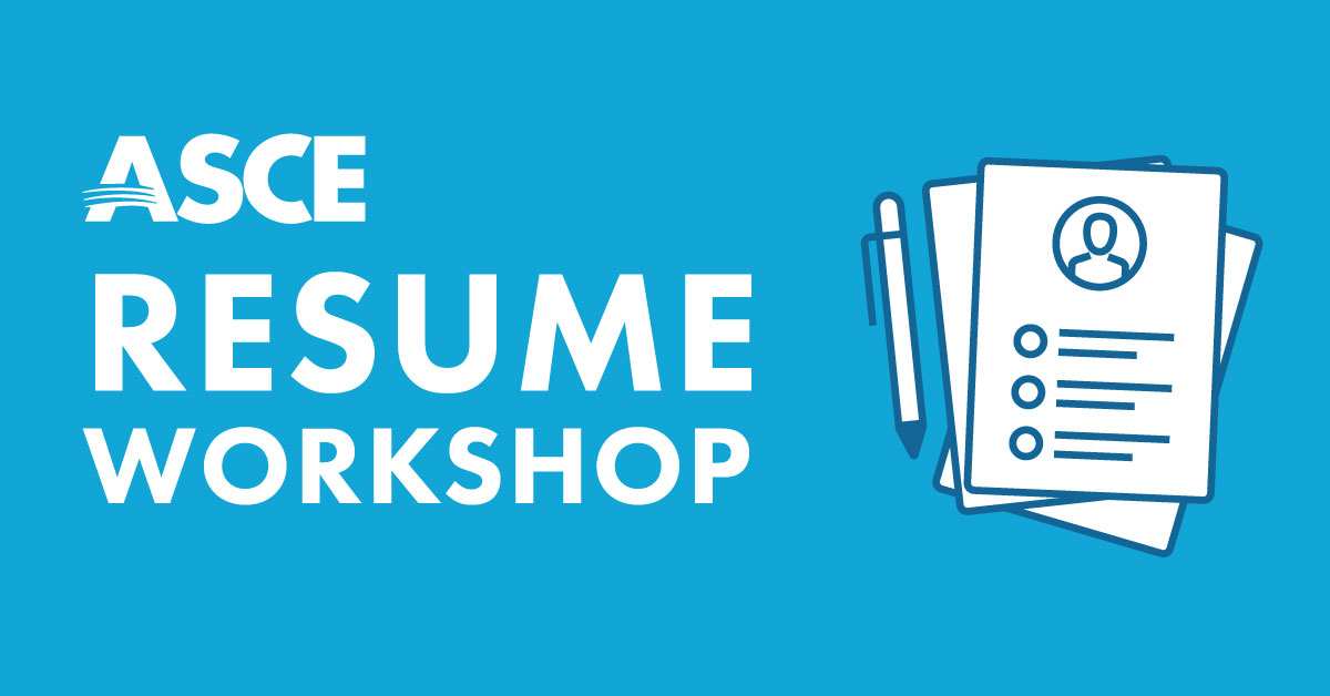 logo for ASCE Resume Workshop