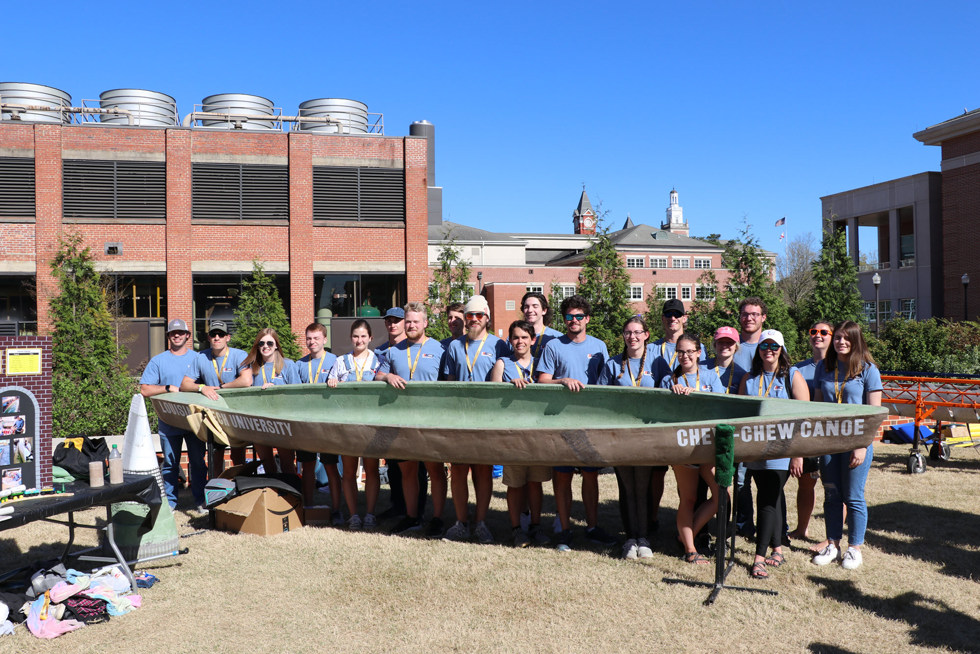 photo of La Tech canoe