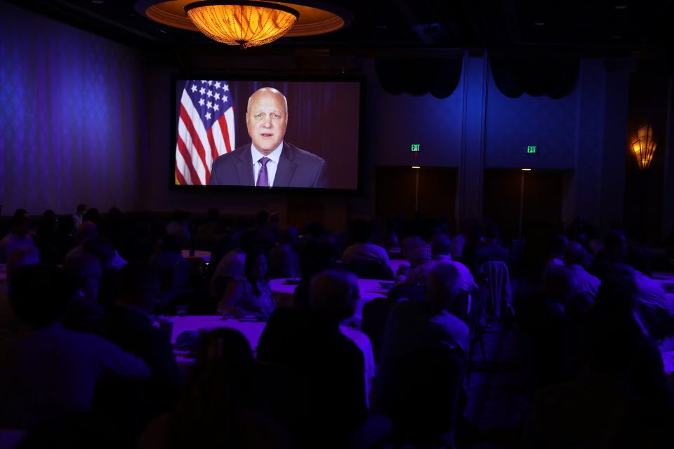 Mitch Landrieu speaks during the Convention