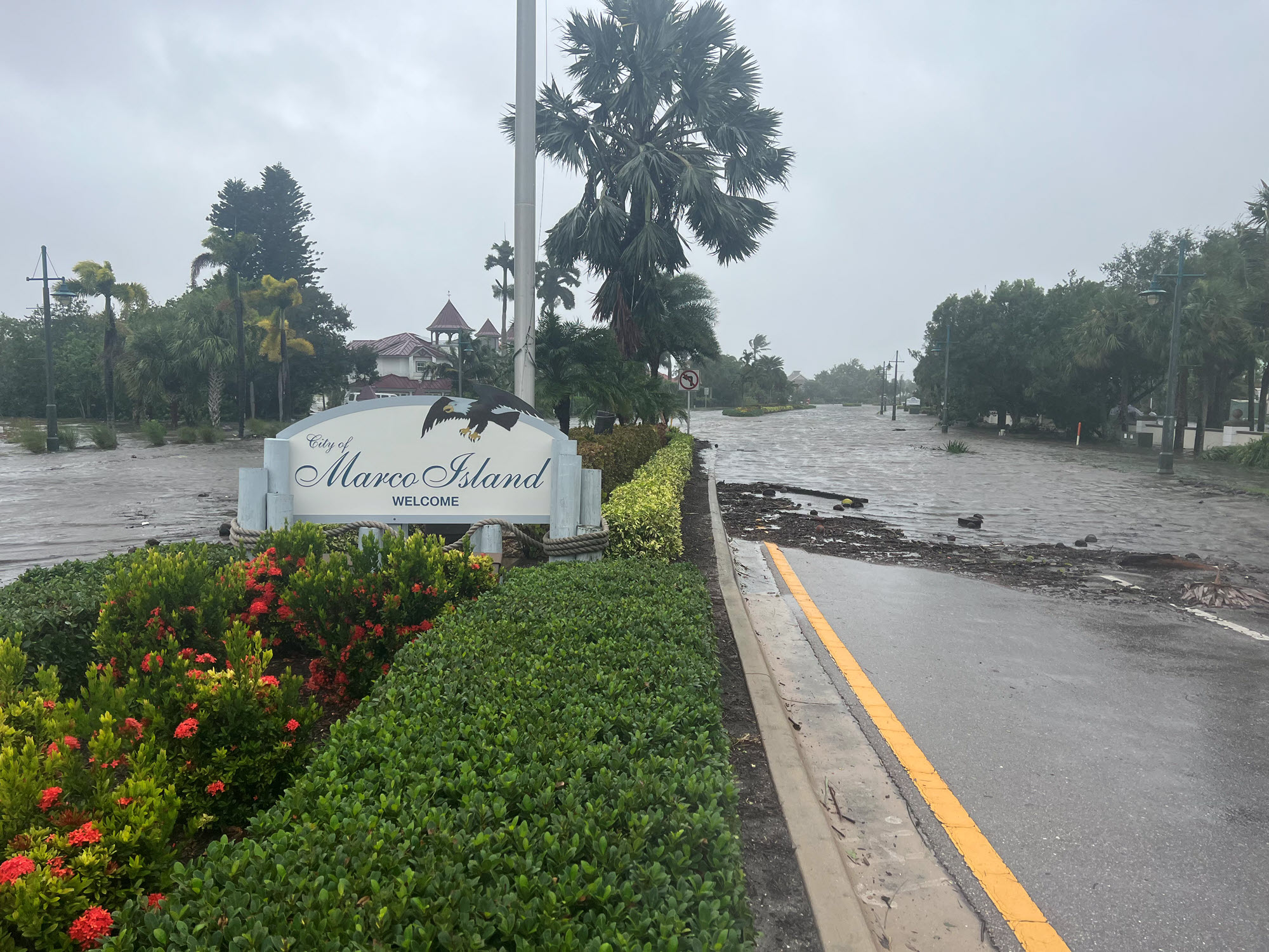 photo of Hurricane Ian flooding