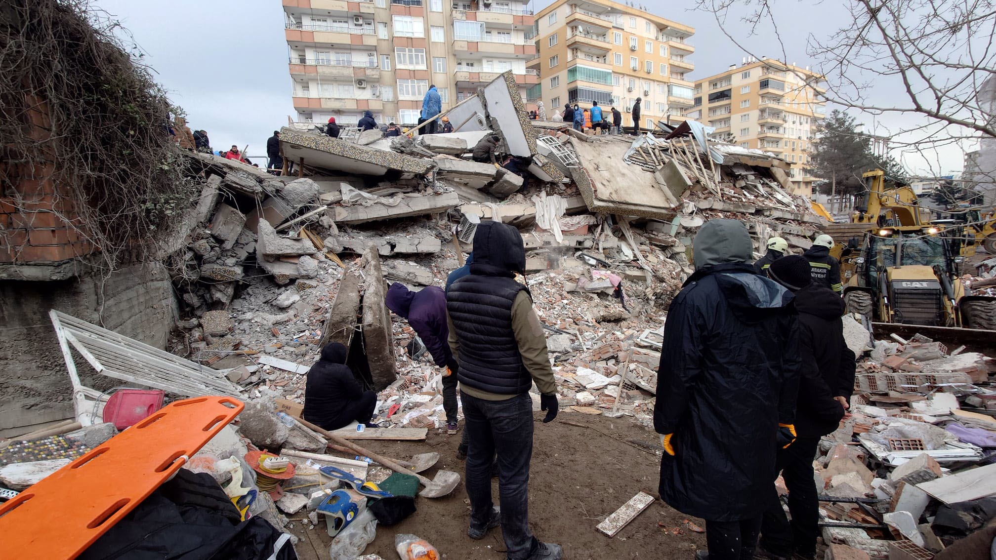 photo of earthquake damage in Turkey