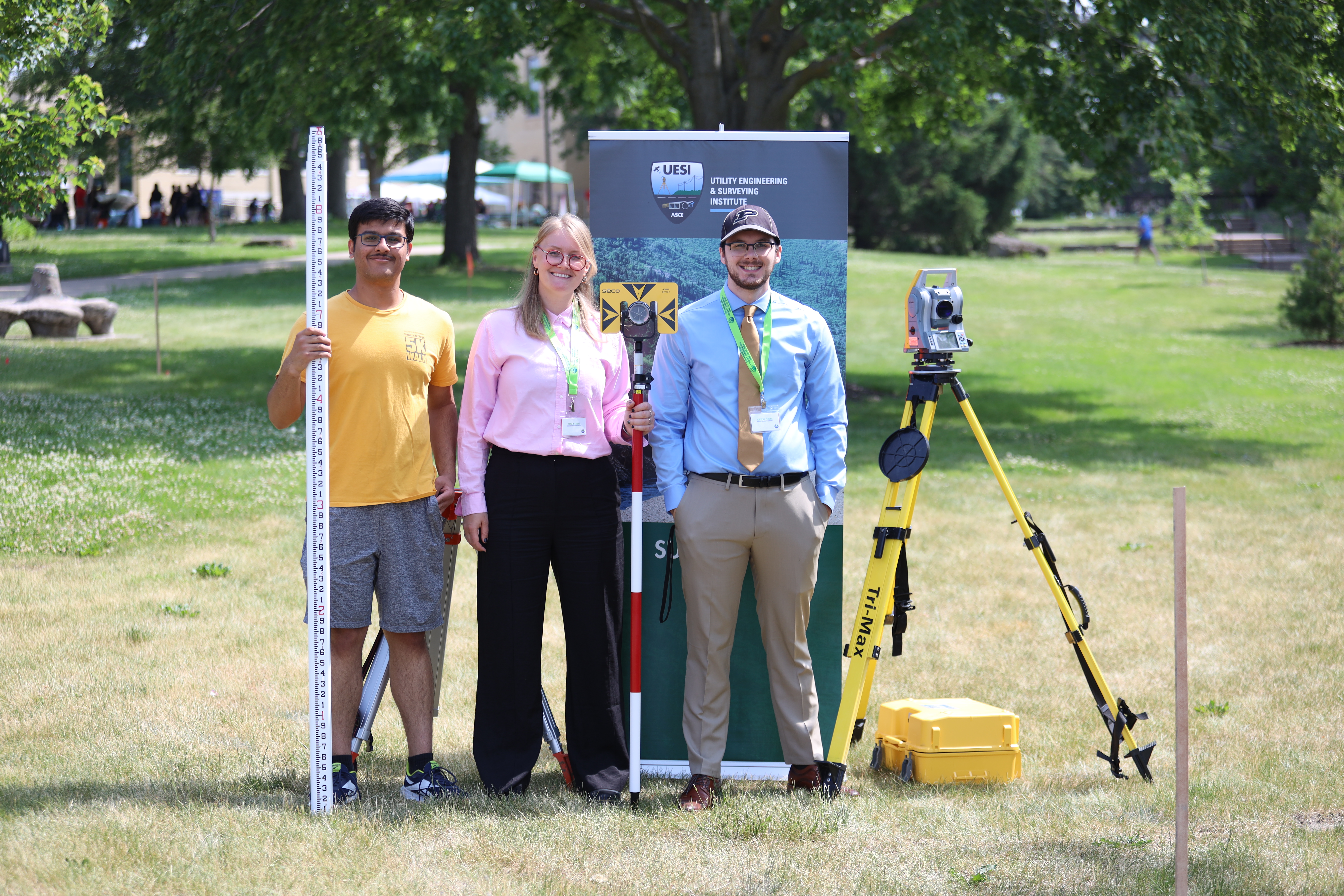 The 2023 Purdue University Northwest surveying team