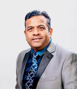 headshot of Patel
