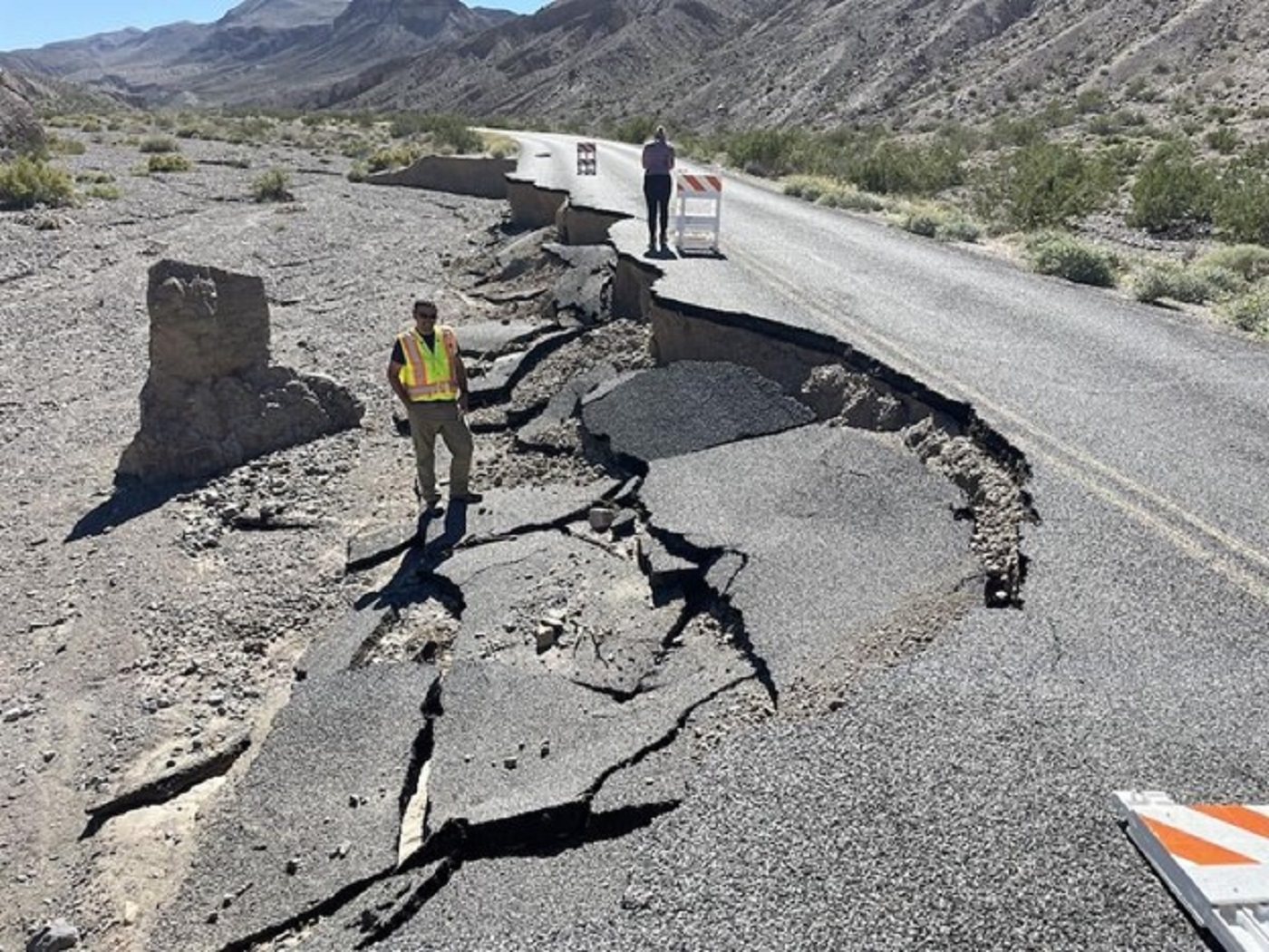 photo of road damage