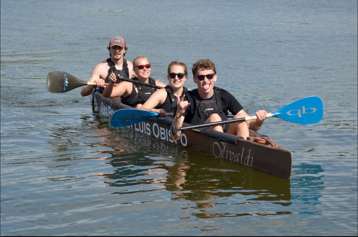 photo of Cal Poly SLO concrete canoe