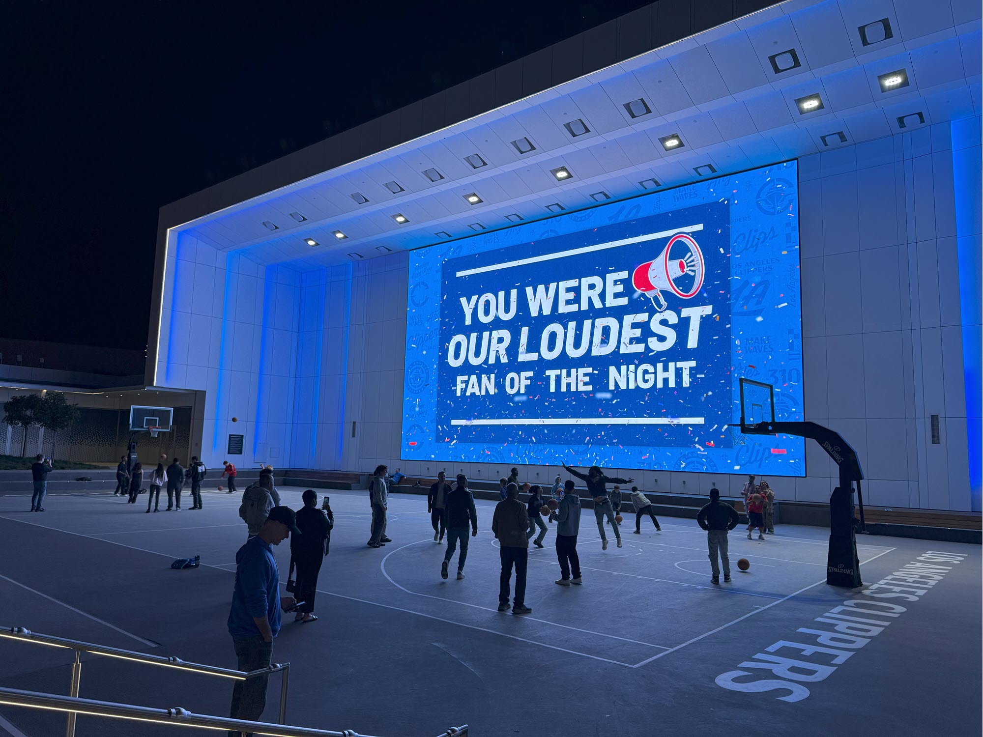 photo of Intuit Dome outdoor court