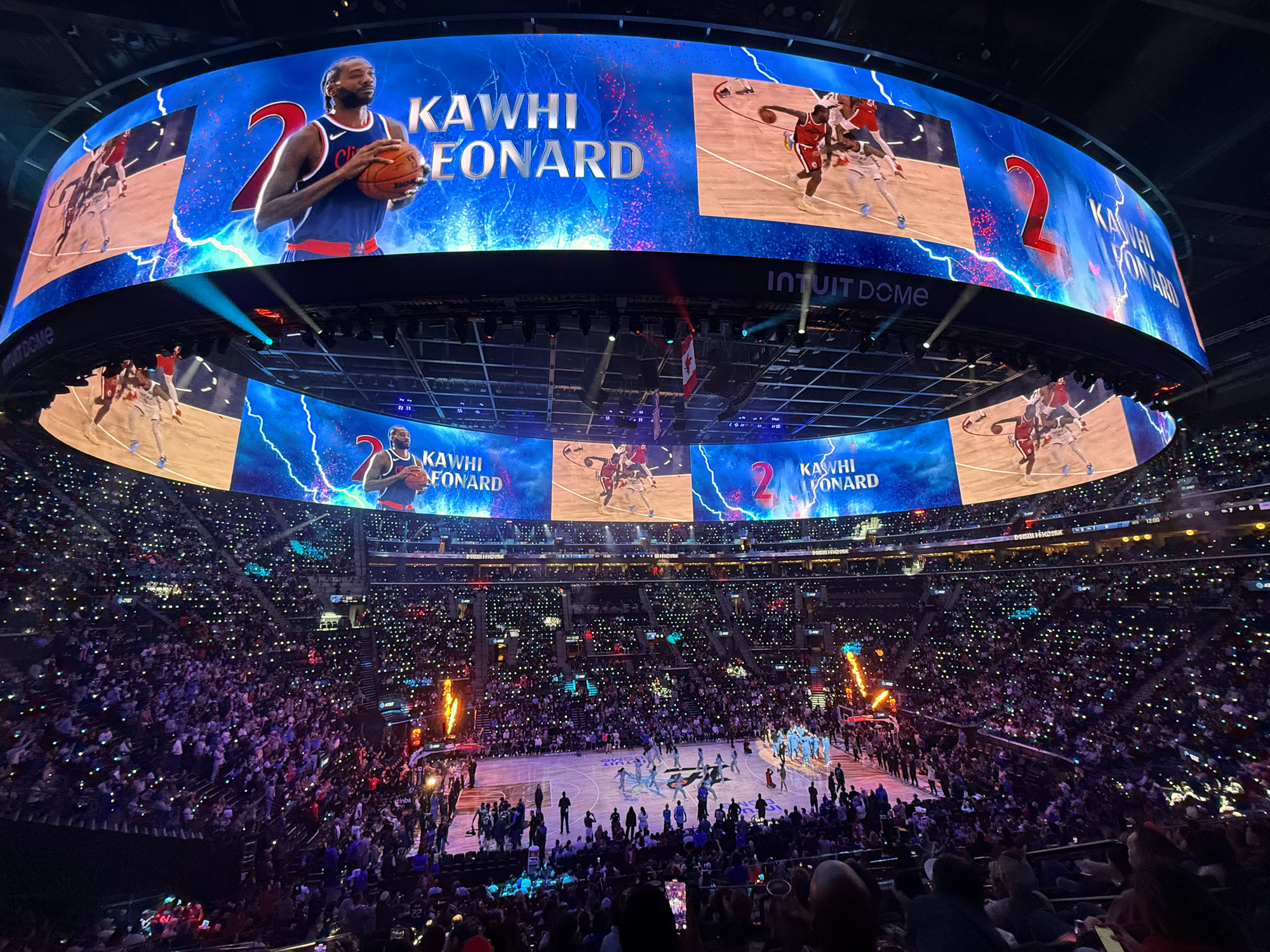 The Intuit Dome is the new home to the Los Angeles Clippers.