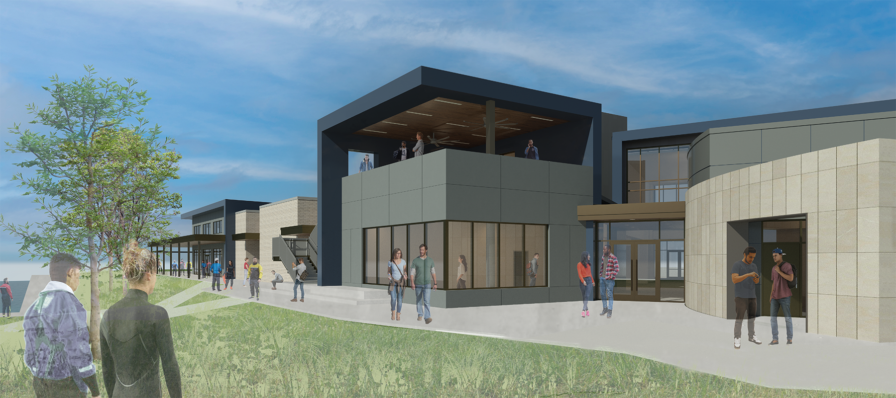 rendering of rescue facility