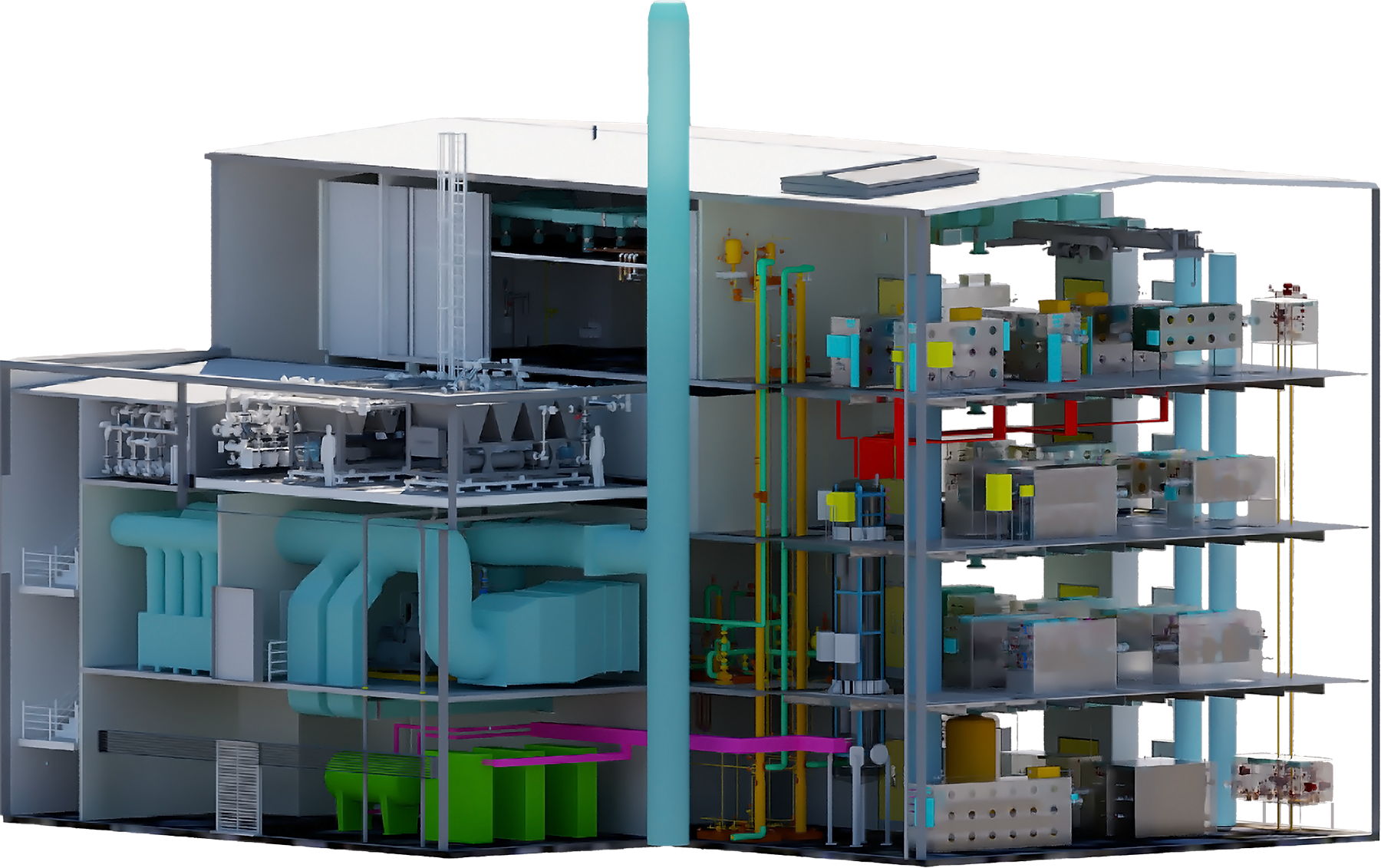 graphic depiction of the Tritium Loop Facility 