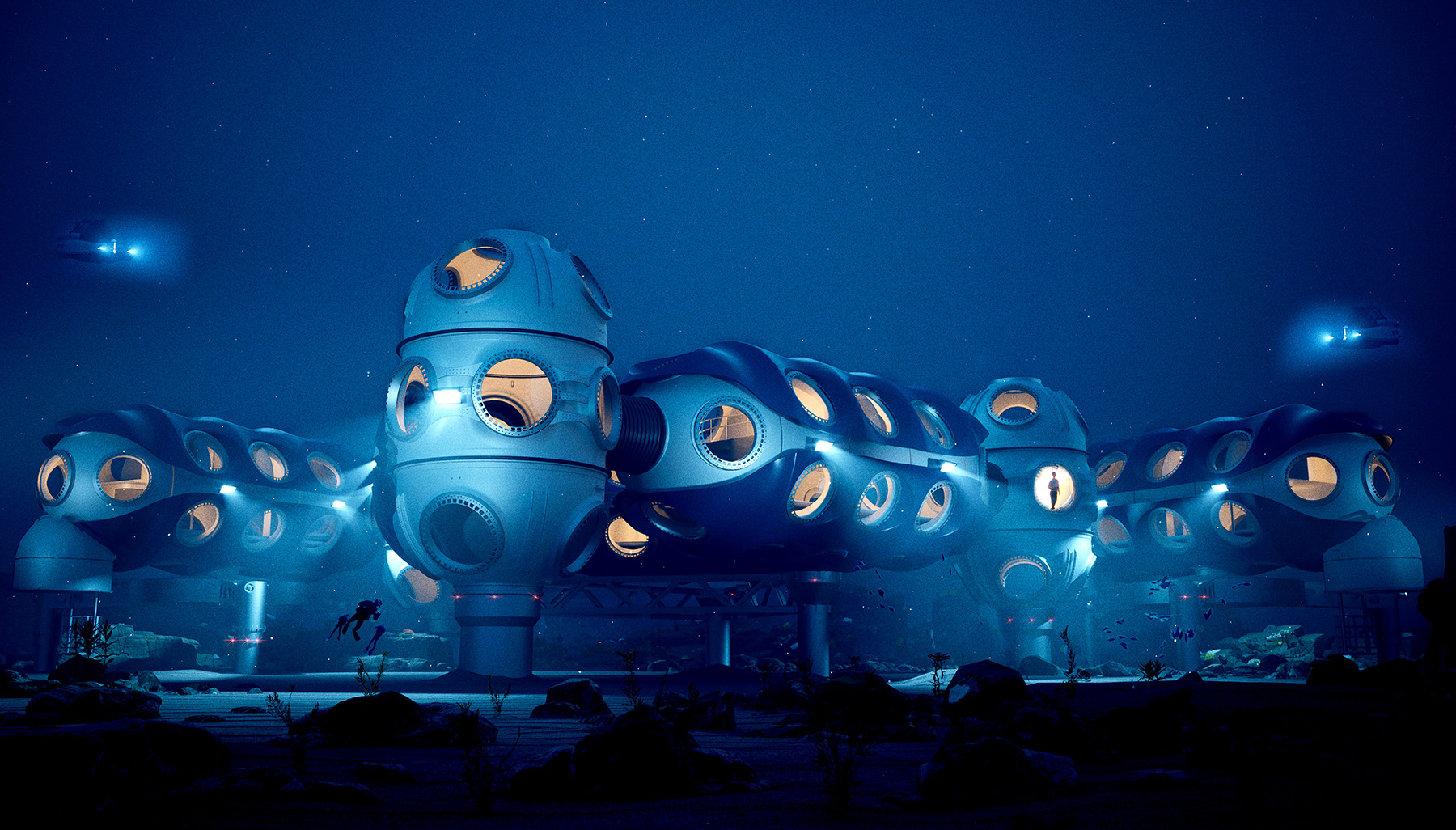 an undersea habitat