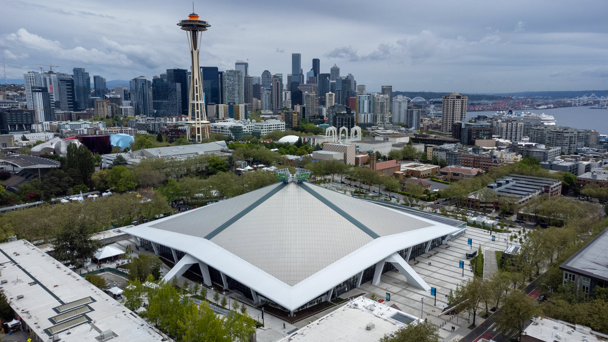 Photo of Seattle's Climate Pledge Arena