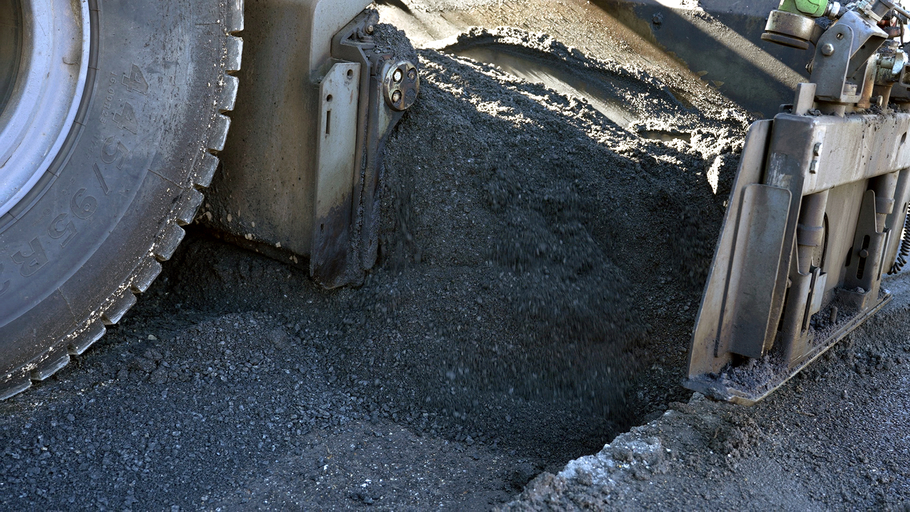 closeup view of the asphalt closeup view of the asphalt