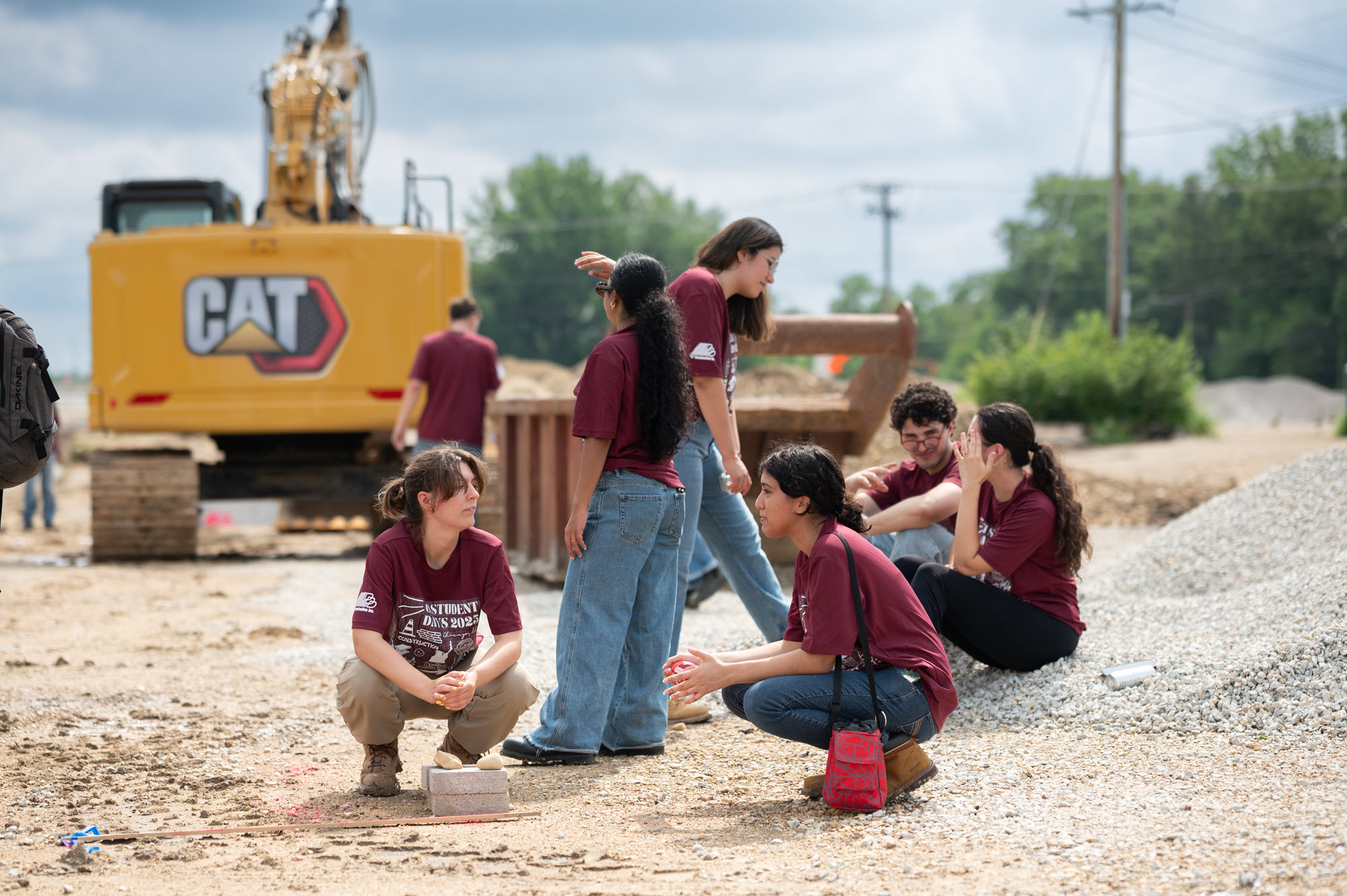 Photo of the 2025 CI Student Days competition project site visit