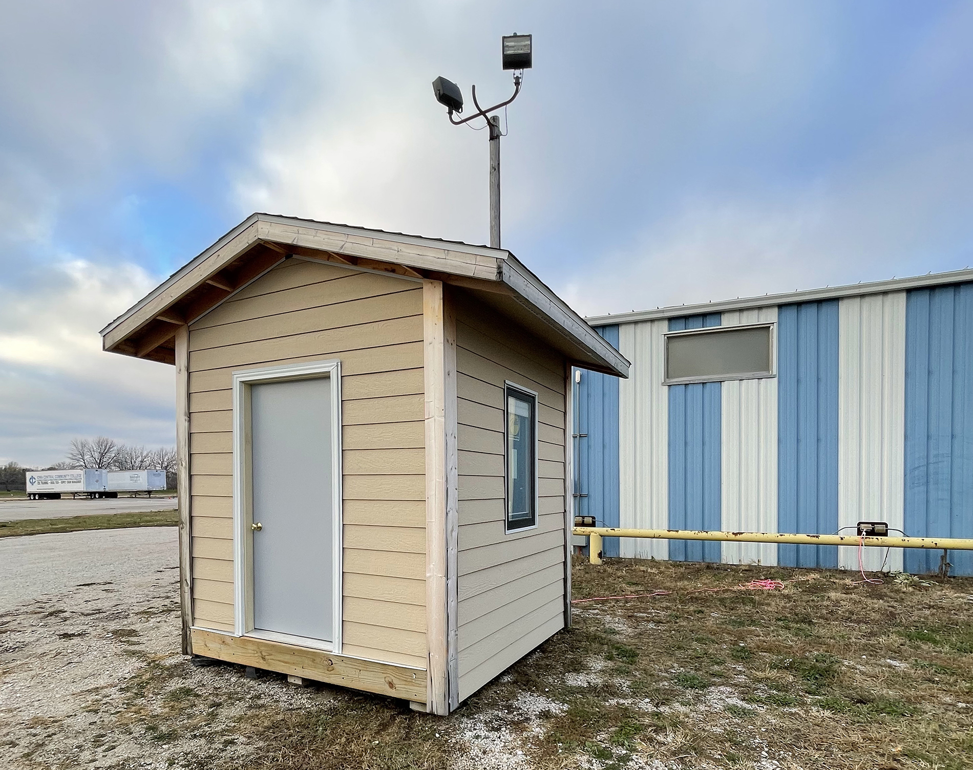 image of a shed that is a key part of the project