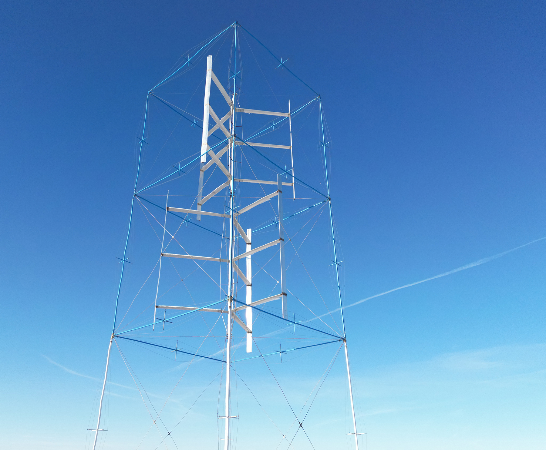 image of a vertical axis wind turbine 