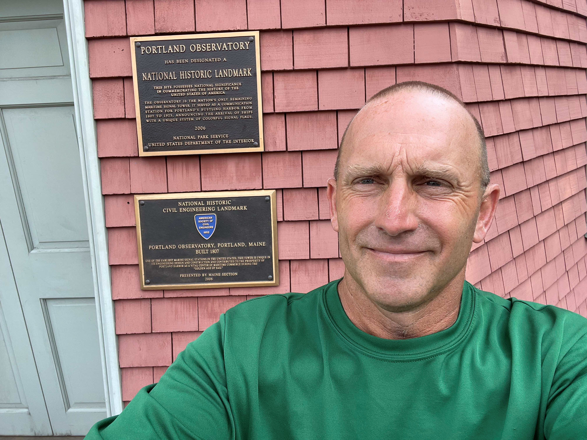 photo of Chip Rogers at the Portland Observatory