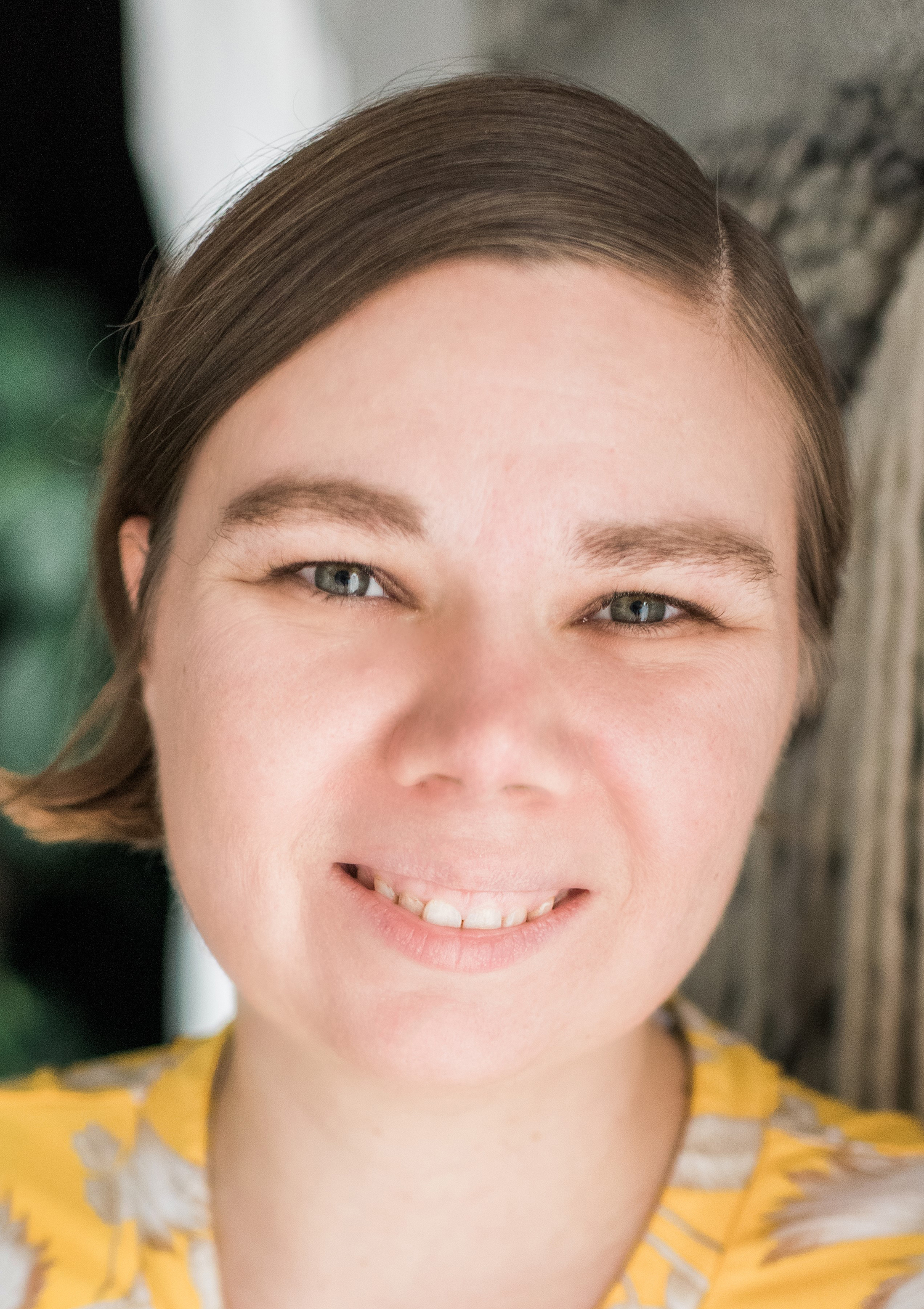 woman smiles for the camera