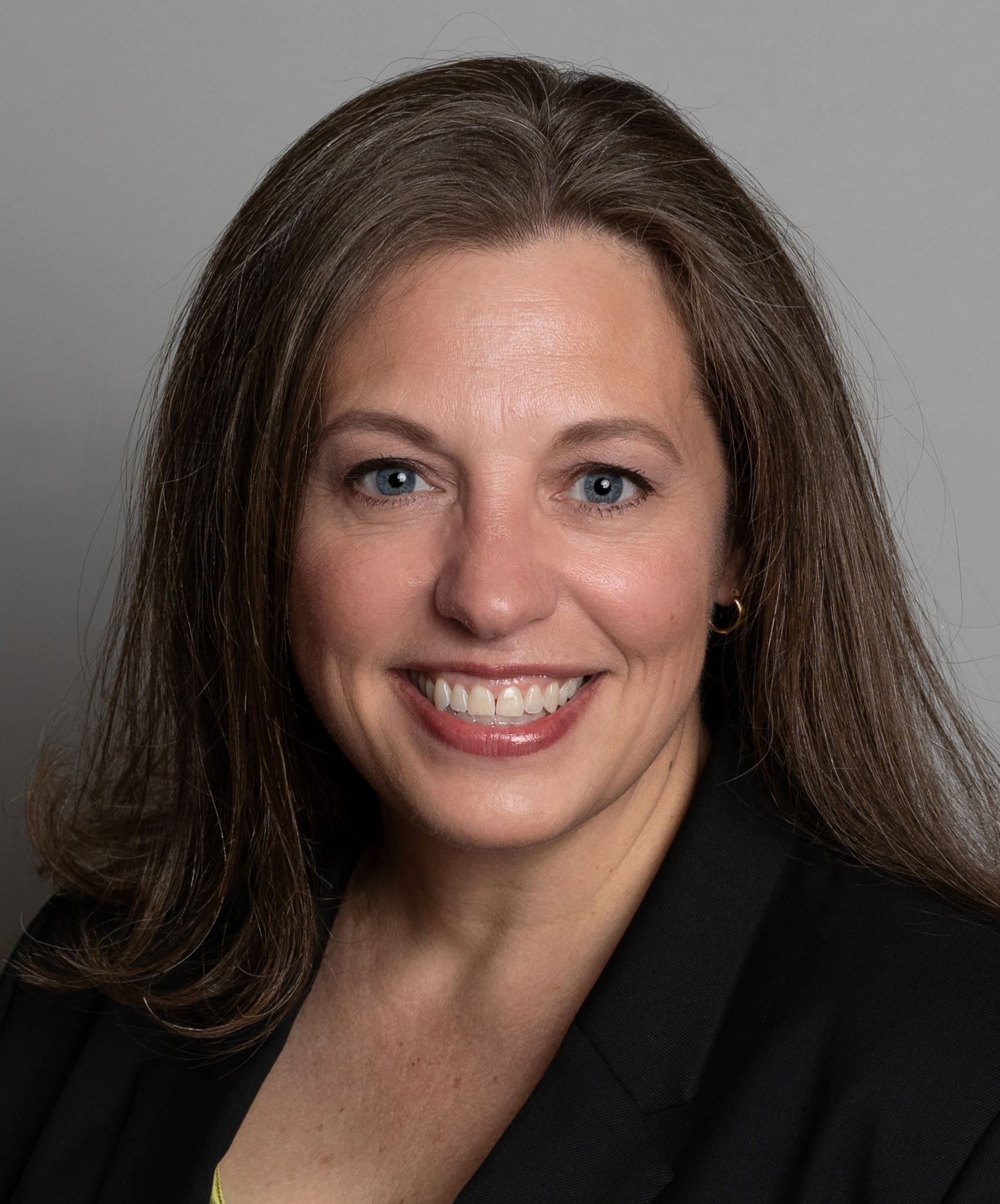 woman smiles for camera