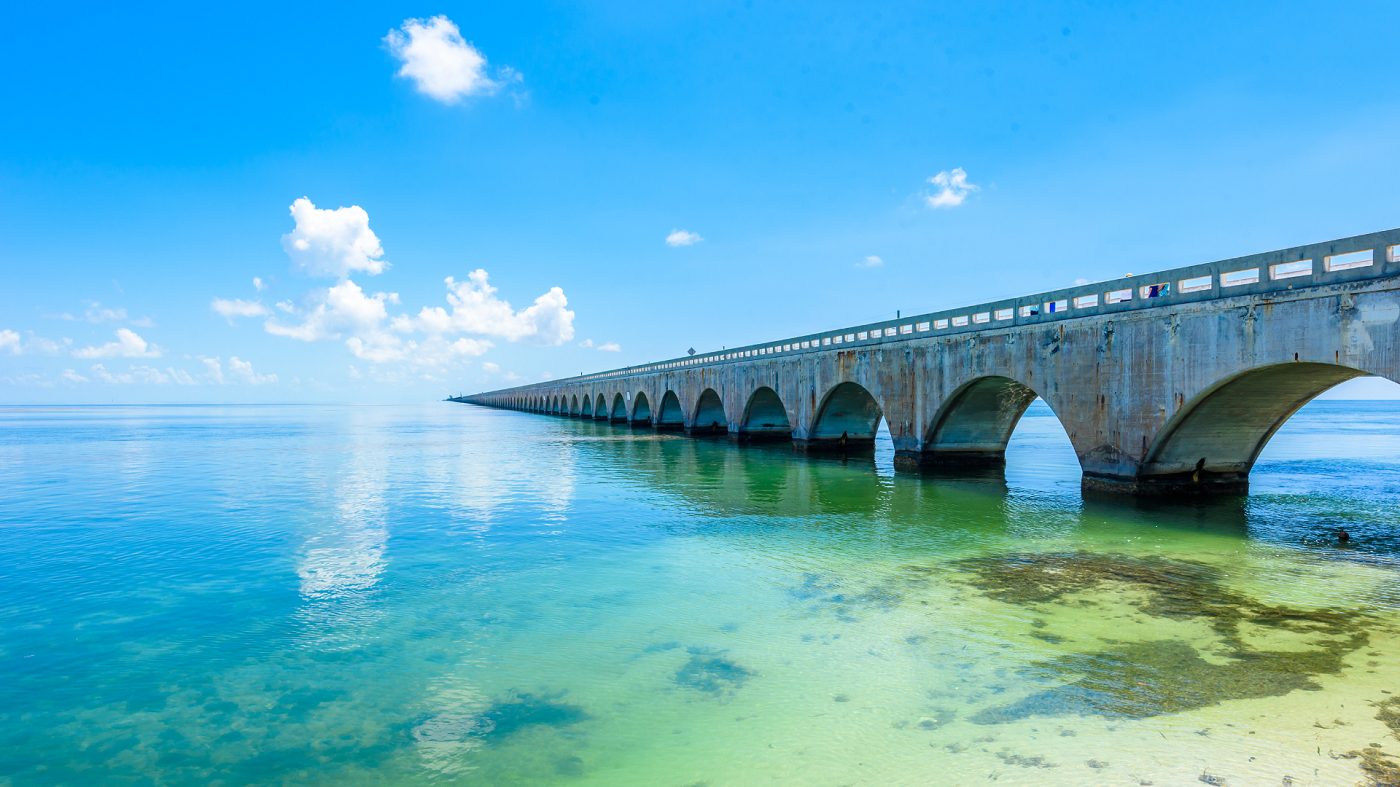 photo of the Original Seven Mile Bridge
