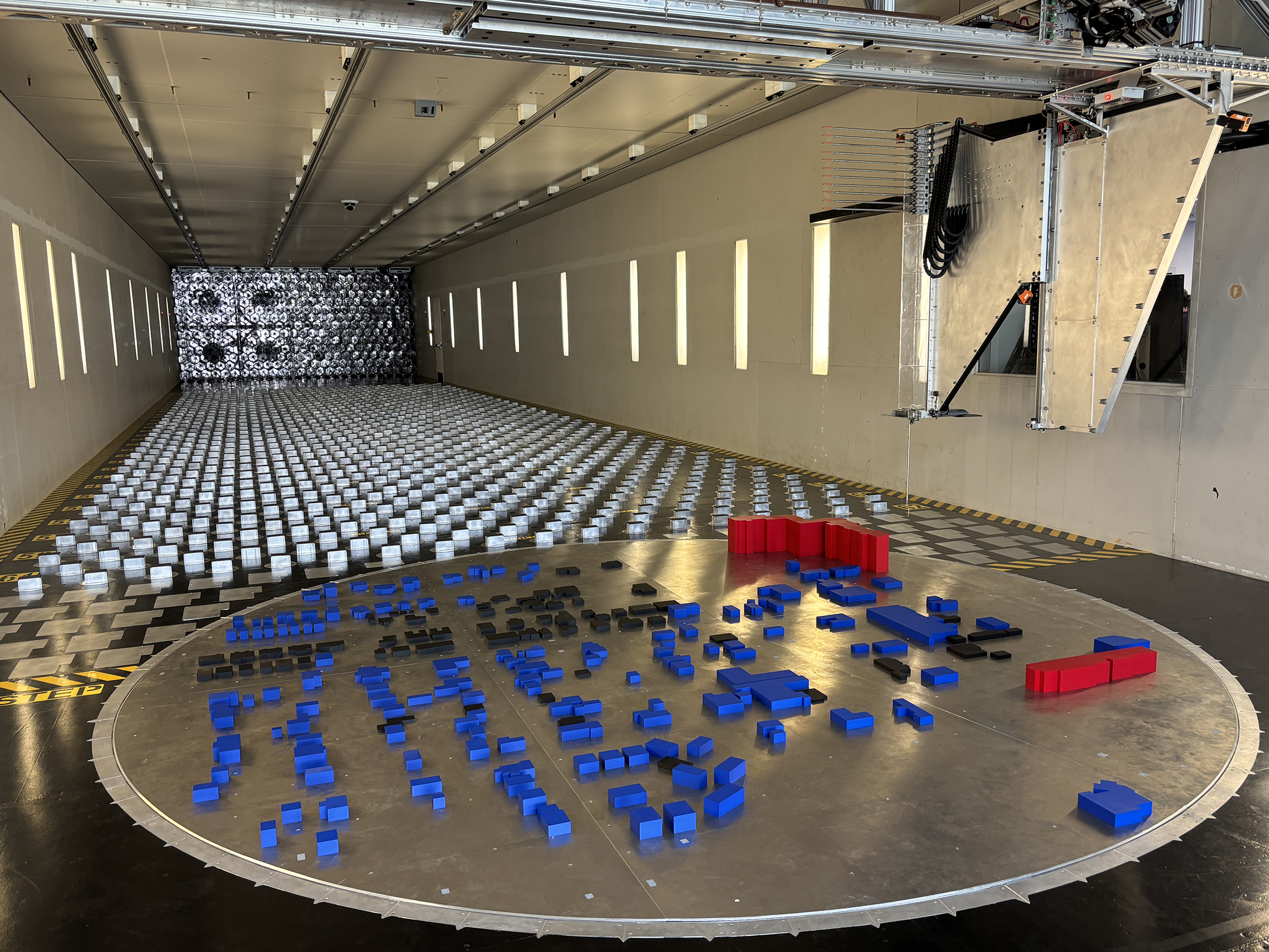 Wind tunnel tests scaled coastal city model to study hurricane winds