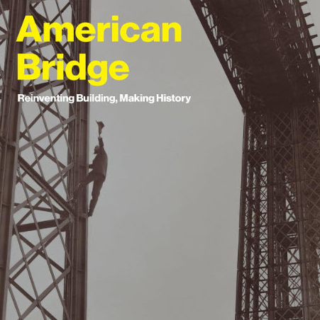 book cover for American Bridge, featuring a lattice bridge